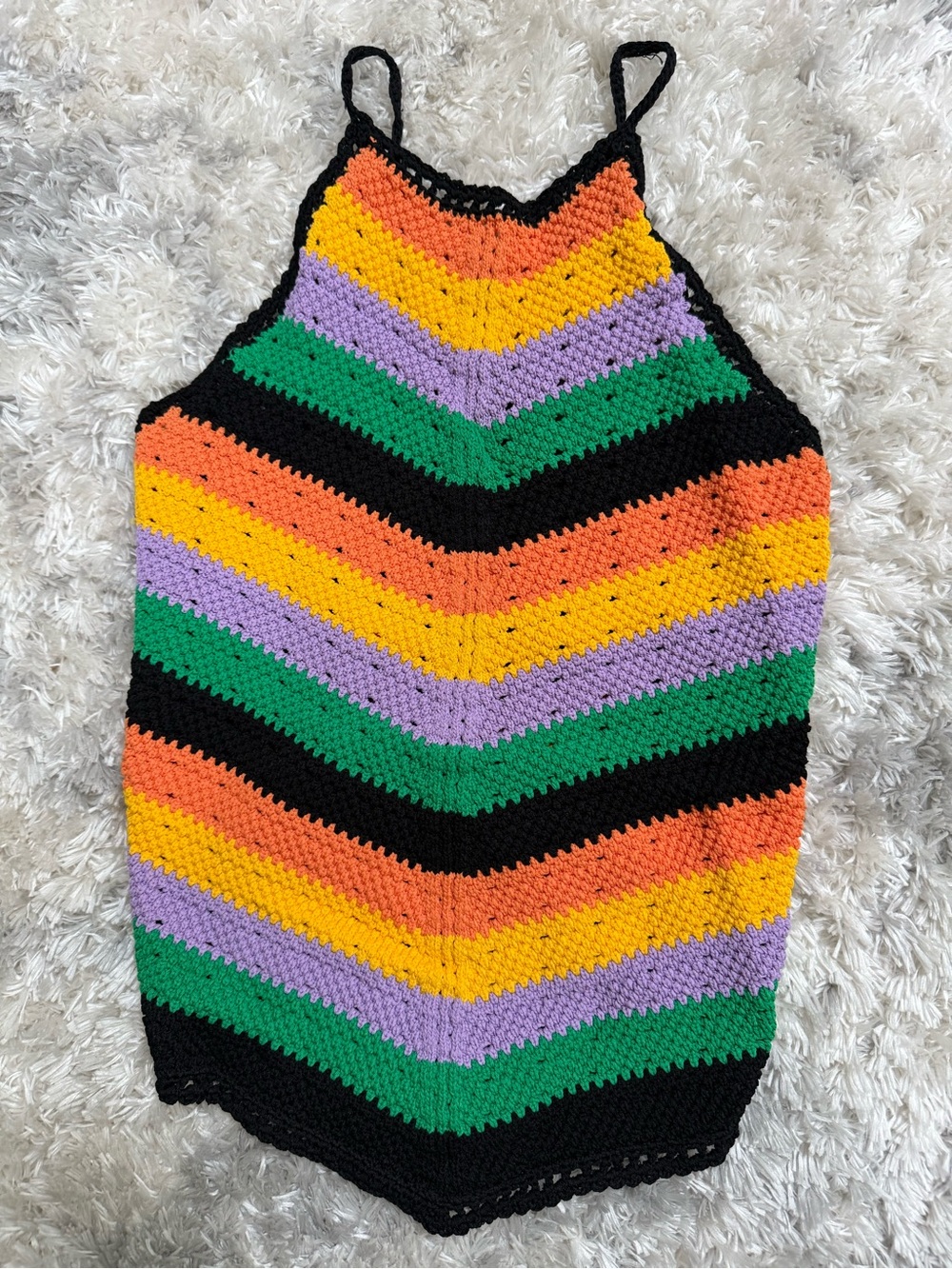 Maje Crochet Halter Neck Top Size 3